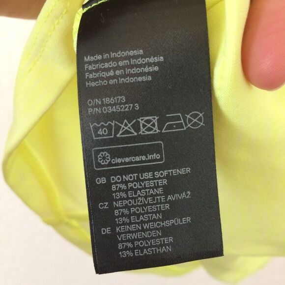 H&M workout tank top bright yellow, women’s size medium - Picture 4 of 5